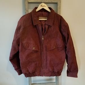 outback red leather jacket